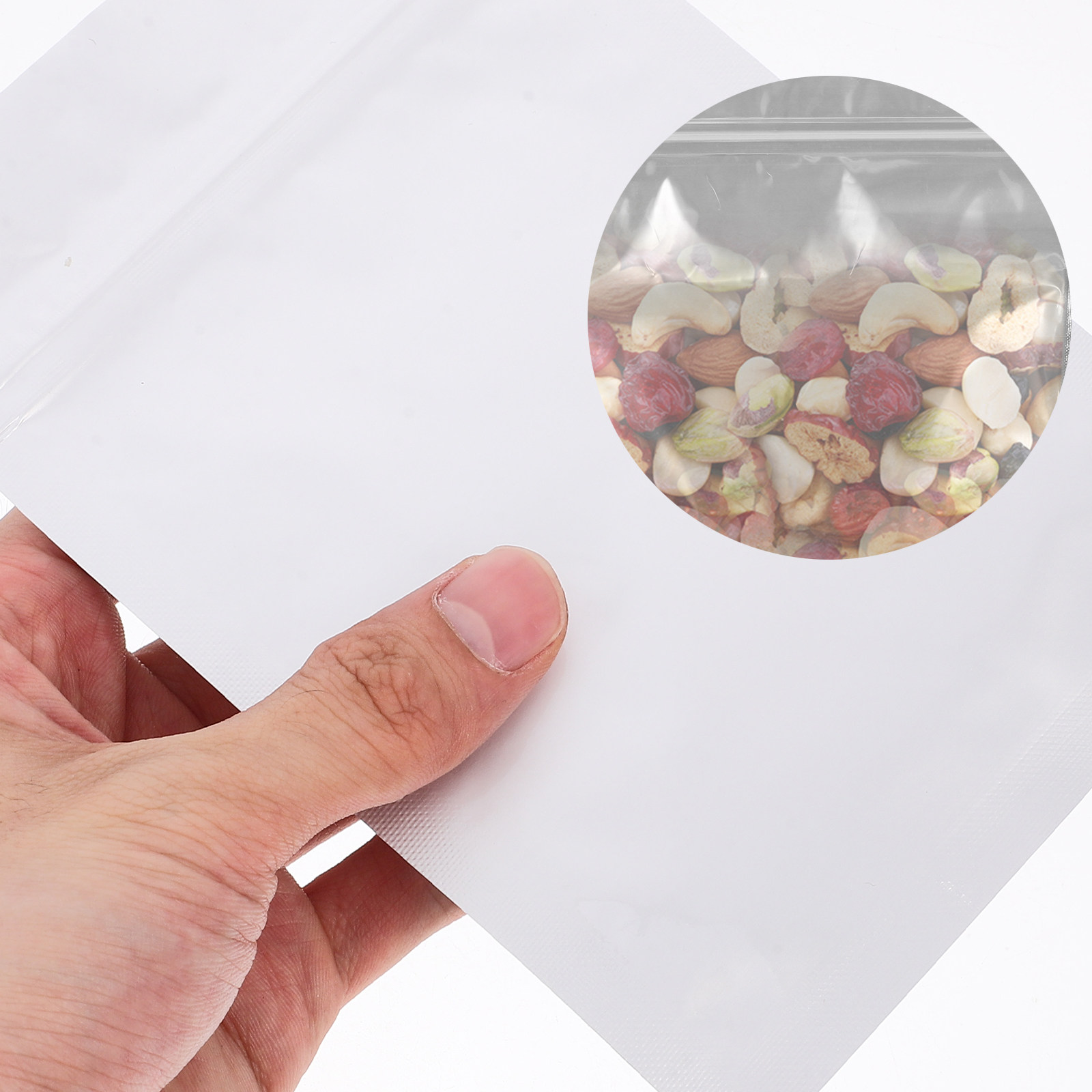 Food Storage Usa - 50 Adet Hava Geçirmeyen Kapatılabilir Poşetler,