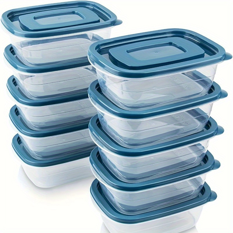 Food Storage Canister - 6'lı Şeffaf İstiflenebilir Plastik Gıda Saklama