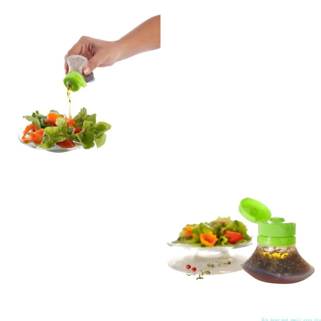 Salad Dressing Bottle - 581C Sıkmalı Salata Sosu Şişeleri Şeffaf