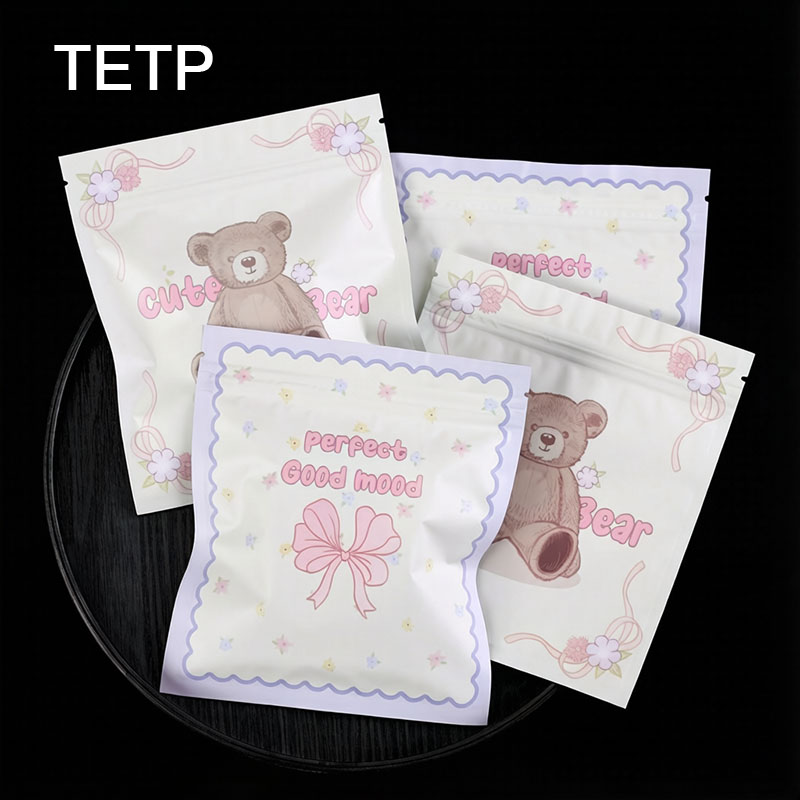 Food Storage Plastic Bag - TETP 100 Adet Karikatür Alüminyum Folyo