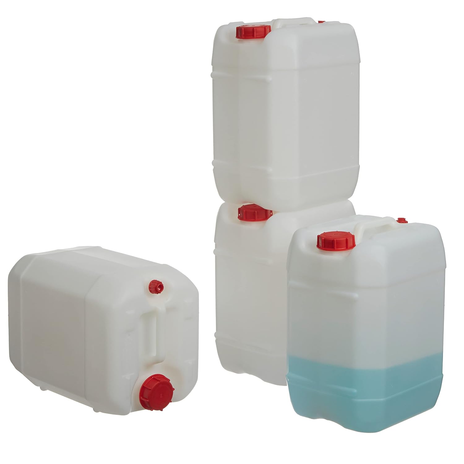 Food Storage Usa - 5 Galonluk İstiflenebilir Plastik Bidon, Sızdırmaz