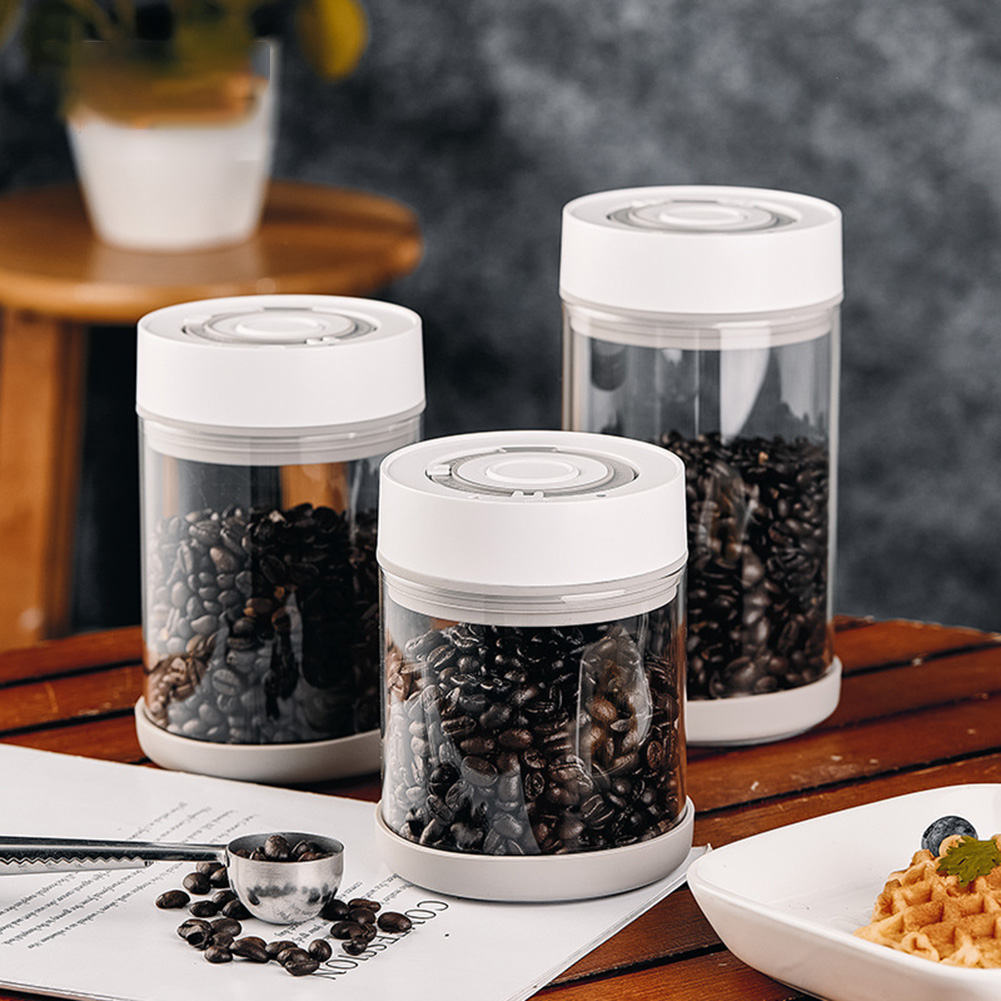 Food Storage Vacuum Seal - Mutfak Nem Geçirmez Cam Kahve Çekirdeği