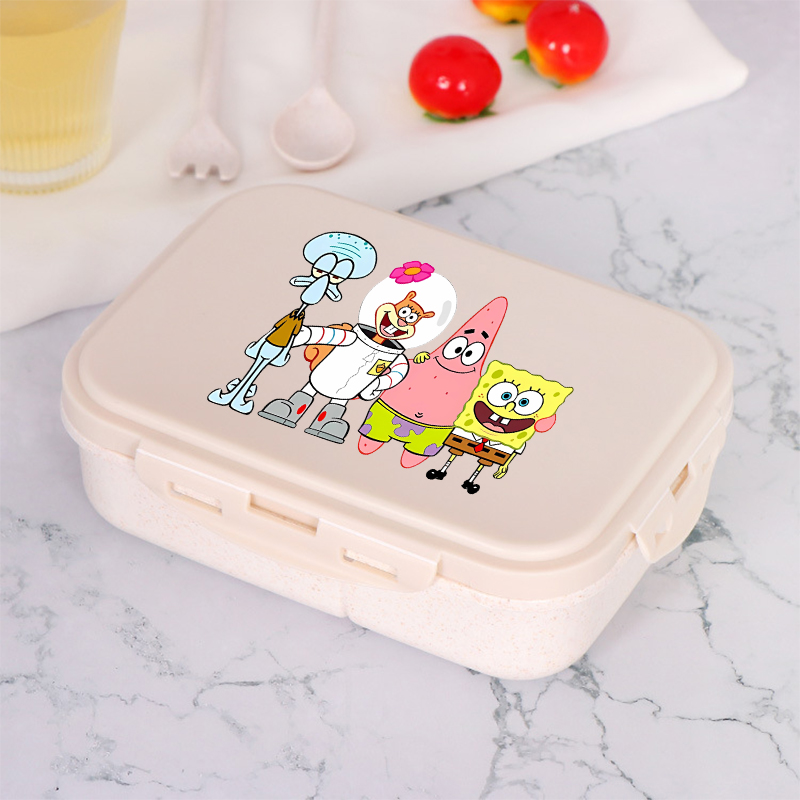Food Storage Containers B&M - Yeni SpongeBob Kare Şortlu Öğle Yemeği