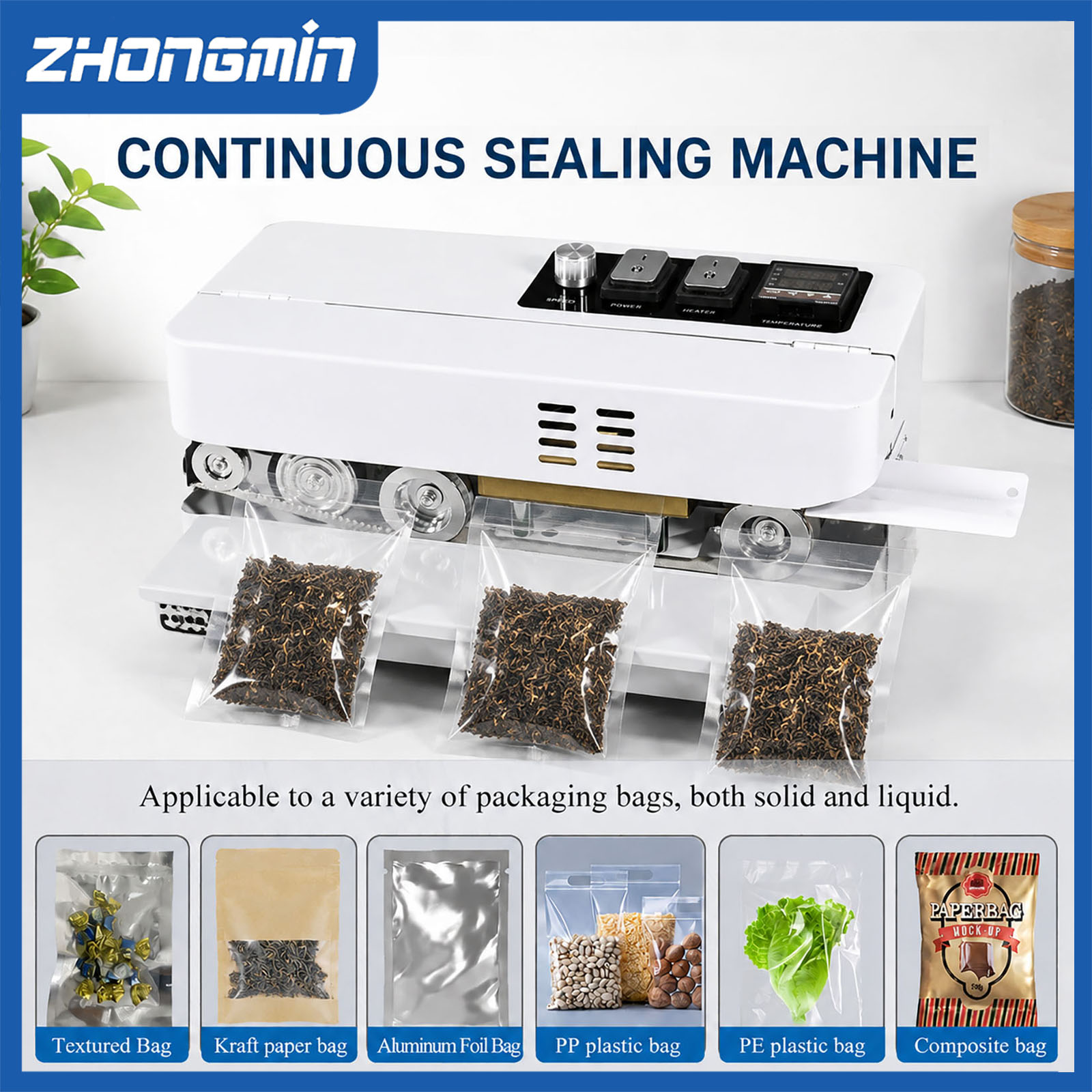 Food Storage Vacuum Seal - ZHONGMIN Elektrikli Vakum Mühürleyici Gıda Saklama