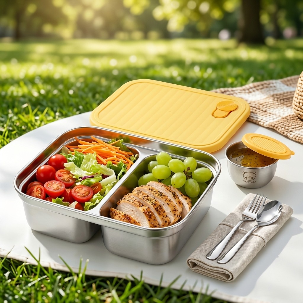 Food Storage Containers B&M - 304 Paslanmaz Çelik Öğle Yemeği Kabı