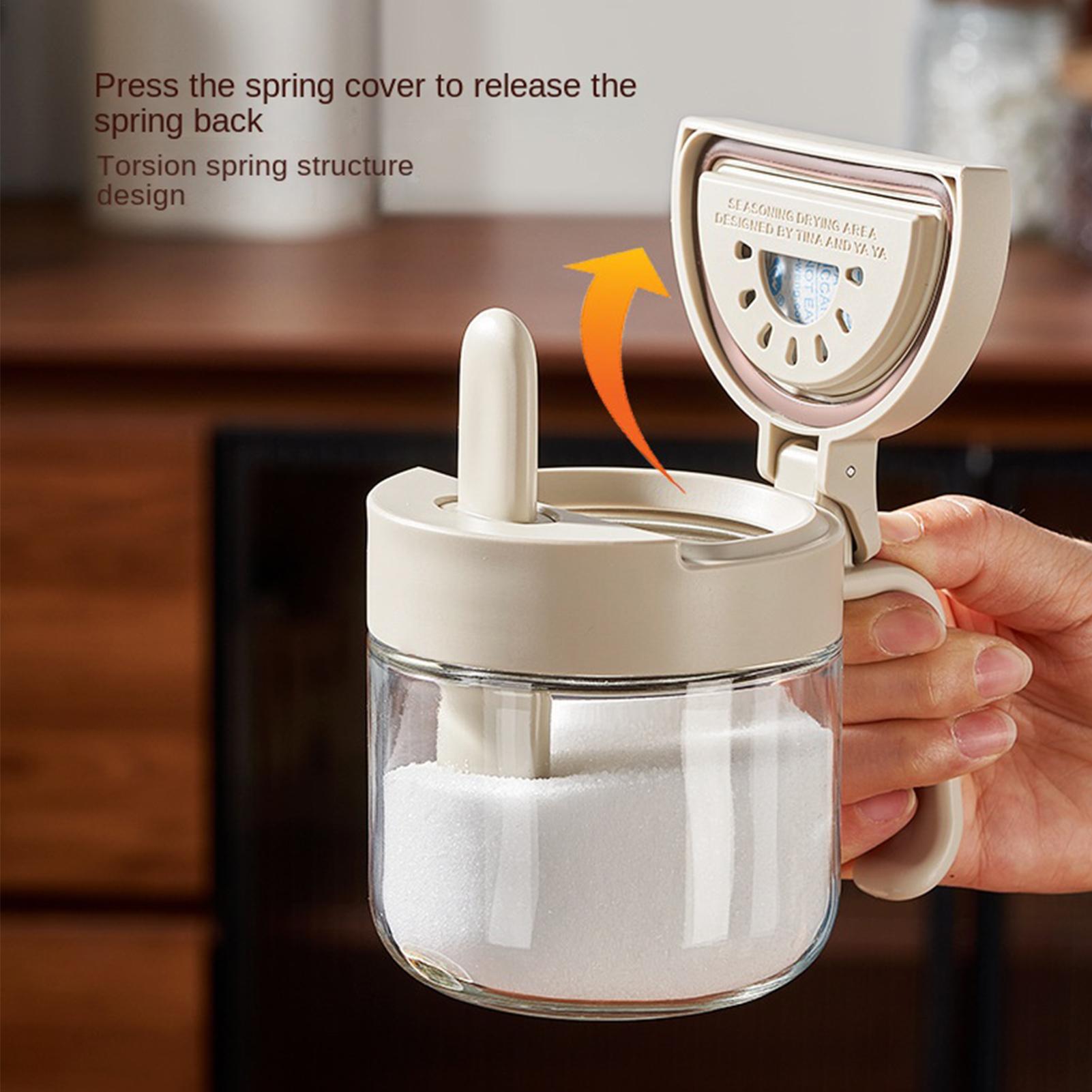 Food Storage Canister - Baharat Kavanozu Sızdırmaz Tuz Saklama Kabı