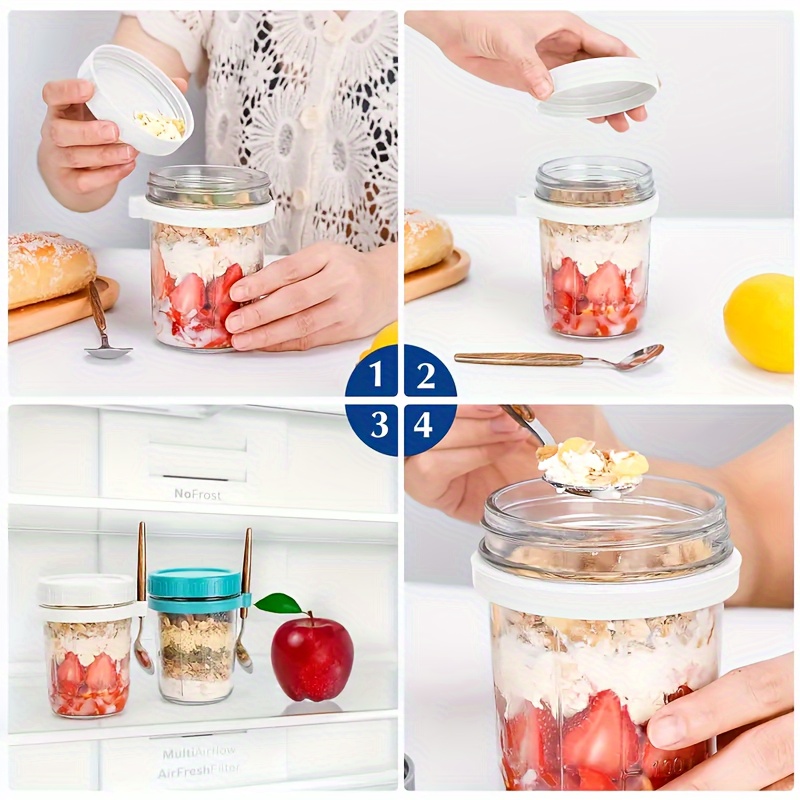 1 adet/2 adet Cam Yulaf Ezmesi - Food Storage Canister incelemesi ve fiyatı