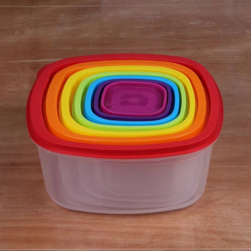 Rainbow 7 Parça Plastik Gıda S - Food Storage Usa incelemesi ve fiyatı