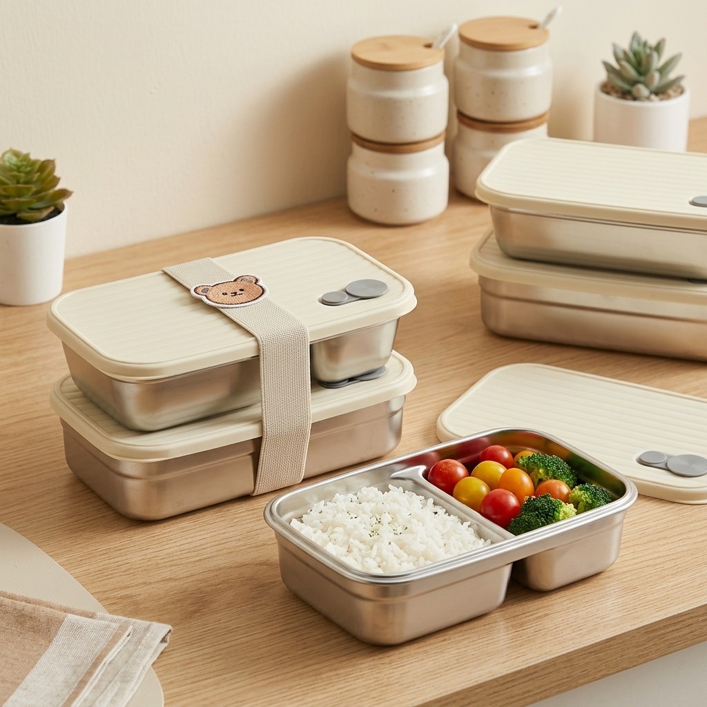 Paslanmaz Çelik Bento Kutusu M - Food Storage Containers B&M incelemesi ve fiyatı