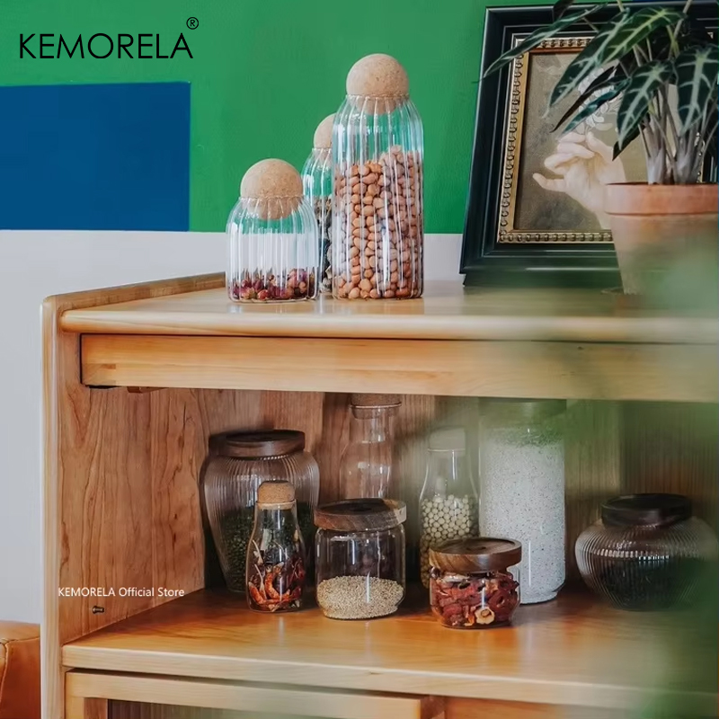 Ahşap Kapaklı Cam Hava Geçirme - Food Storage Glass Jar incelemesi ve fiyatı