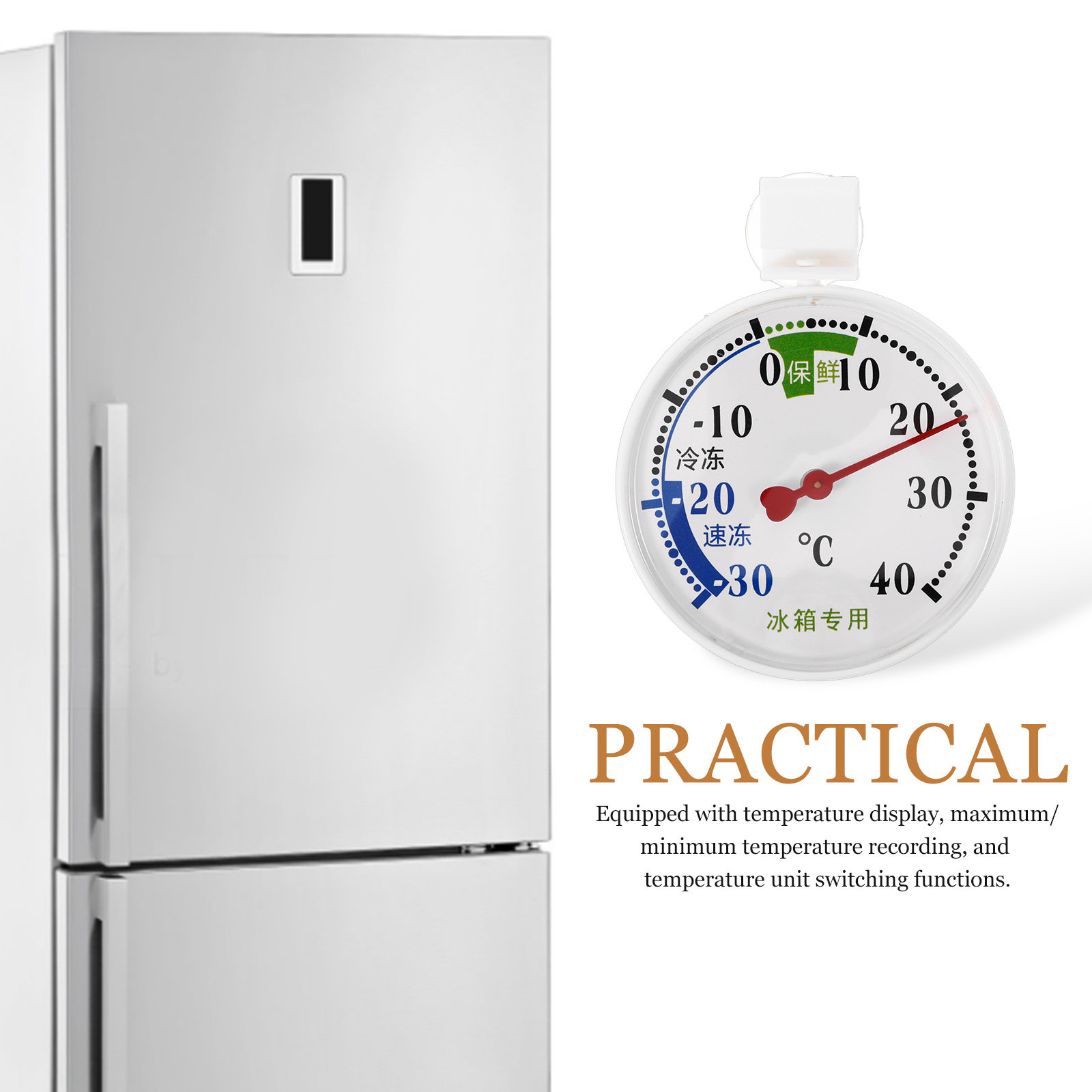 Yüksek-Düşük Sıcaklık Termomet - Food Storage Freezer incelemesi ve fiyatı
