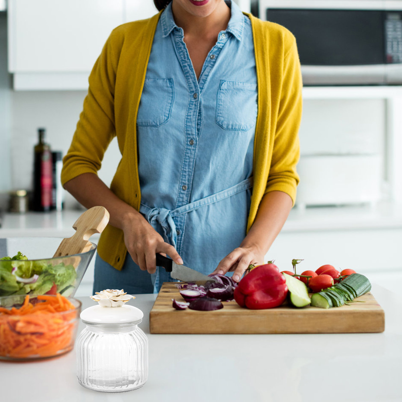 Şeffaf Cam Saklama Kavanozu Se - Food Storage Glass Jar incelemesi ve fiyatı