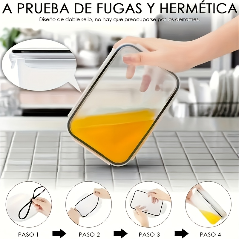 8 Parça Set, 4 Kap ve 4 Kapak  - Food Storage Square Containers incelemesi ve fiyatı