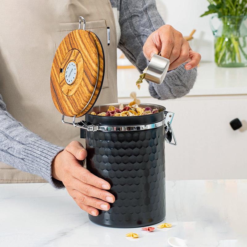 Mutfak Paslanmaz Çelik Kahve K - Food Storage Canister incelemesi ve fiyatı