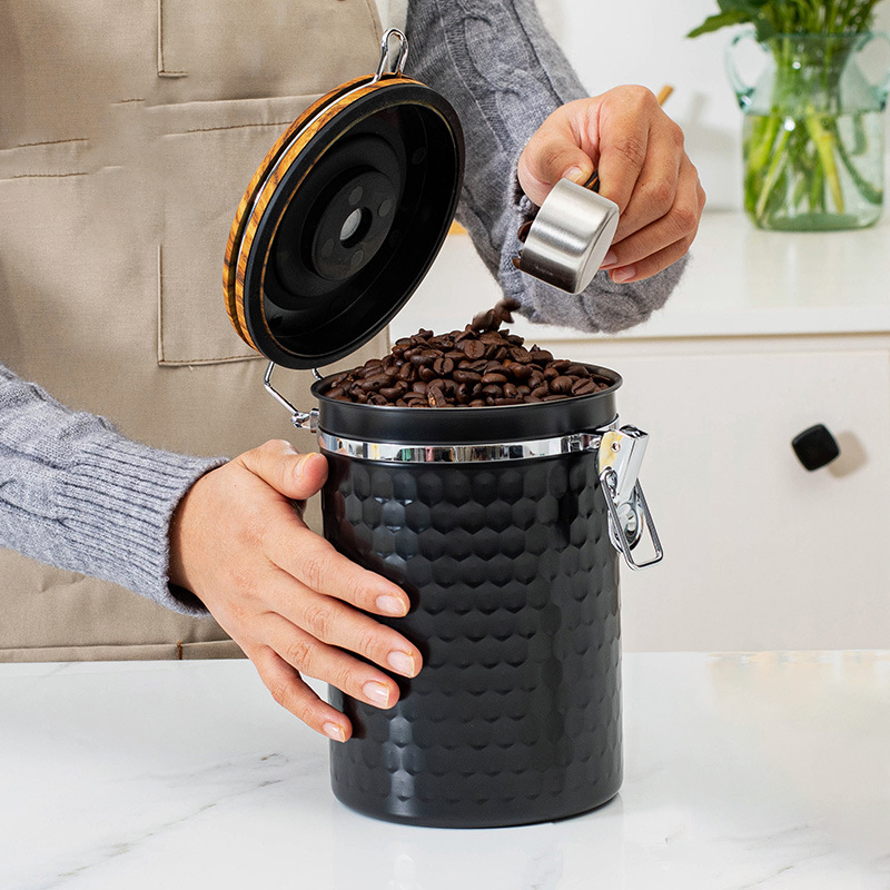 Mutfak Paslanmaz Çelik Kahve K - Food Storage Canister incelemesi ve fiyatı