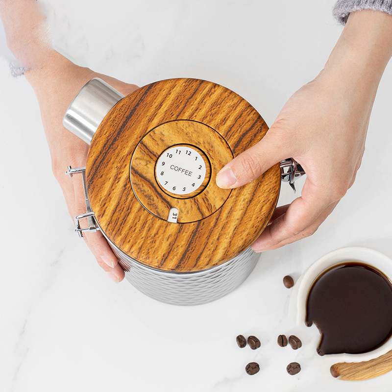 Mutfak Paslanmaz Çelik Kahve K - Food Storage Canister incelemesi ve fiyatı