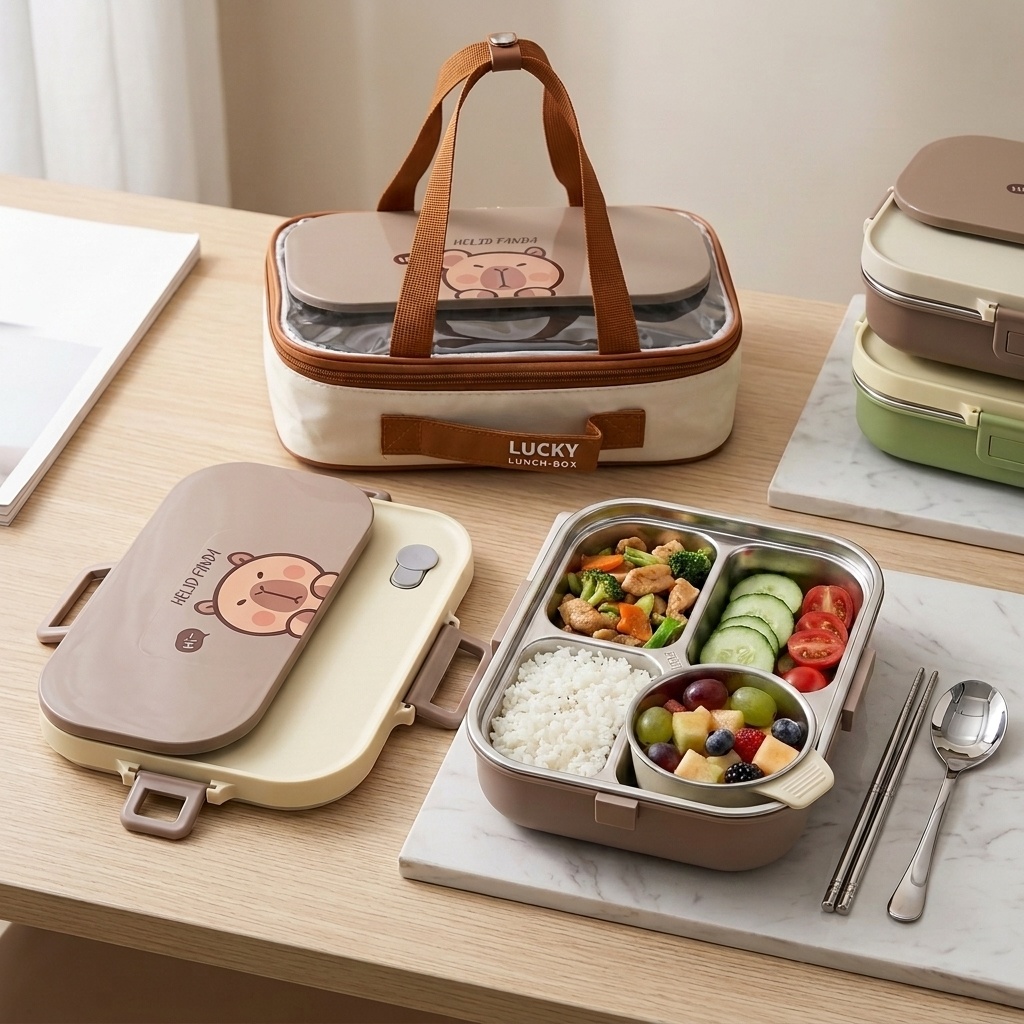 304 Paslanmaz Çelik Bento Öğle - Food Storage Containers B&M incelemesi ve fiyatı