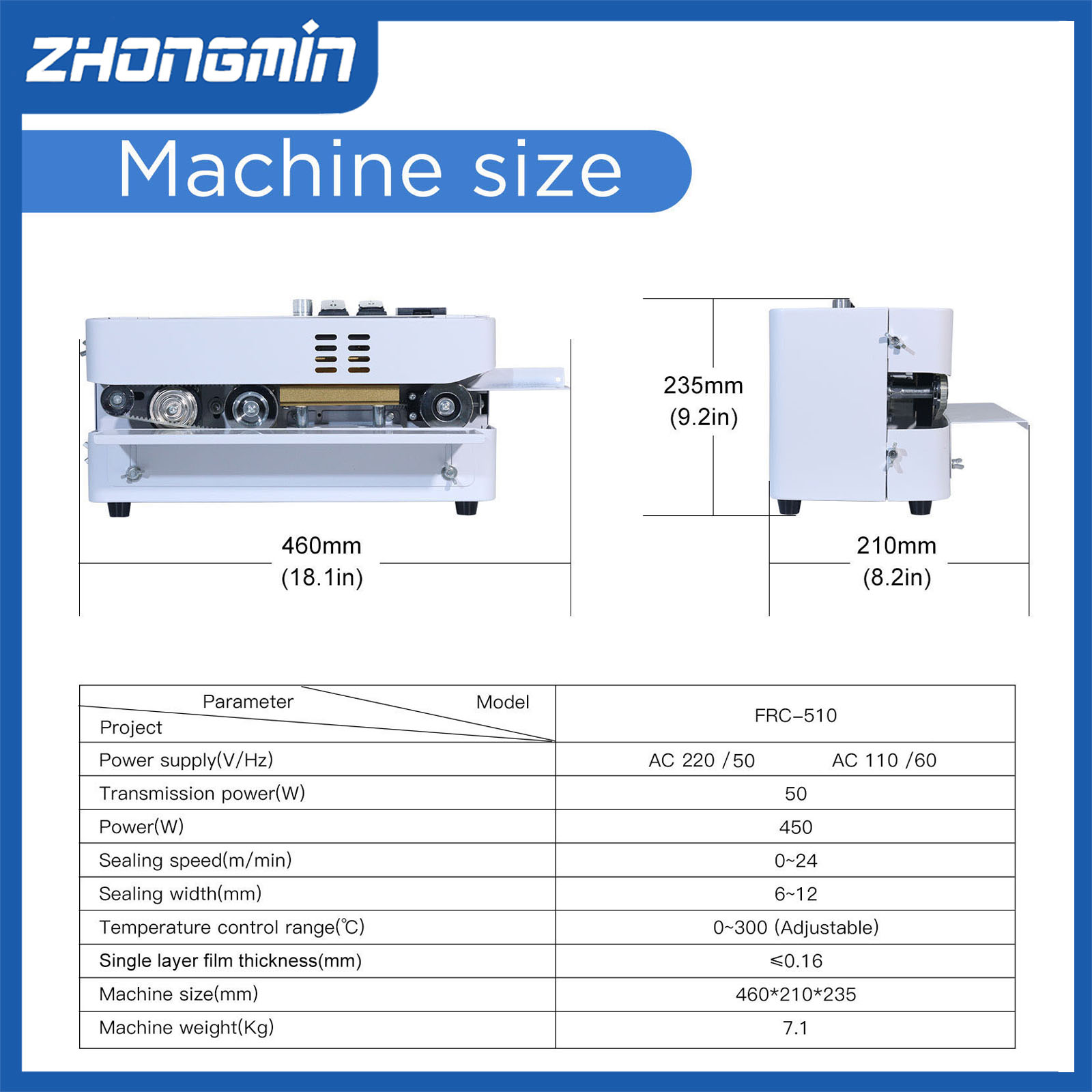 ZHONGMIN Elektrikli Vakum Mühü - Food Storage Vacuum Seal incelemesi ve fiyatı