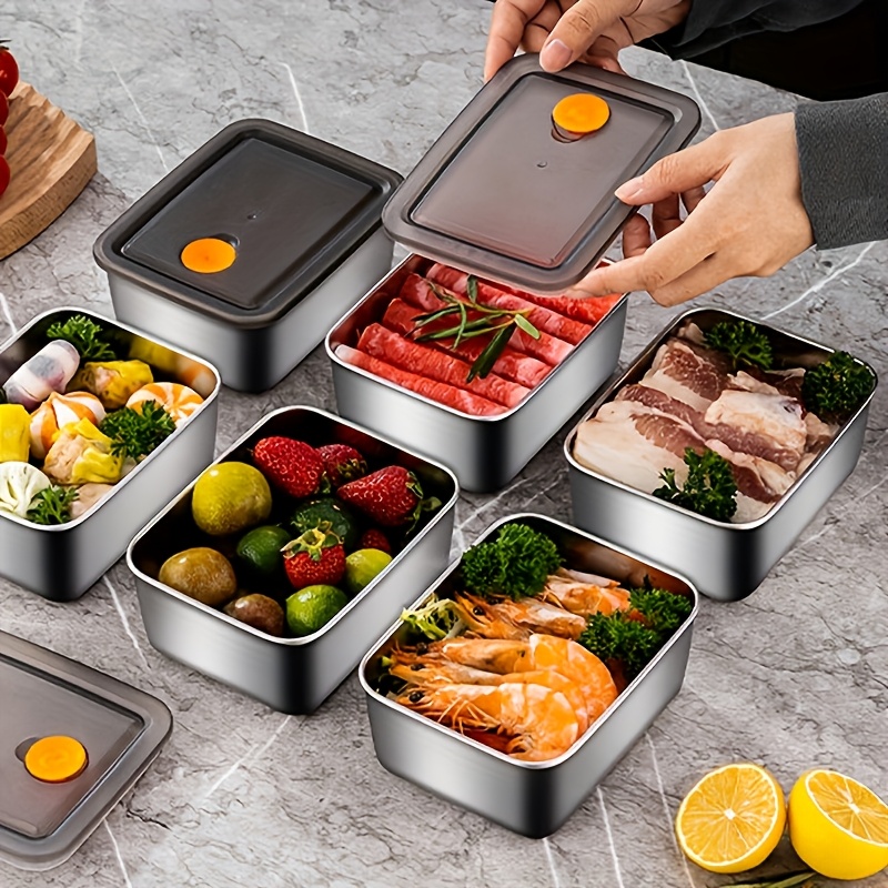 4 Parça Paslanmaz Çelik Gıda S - Food Storage Freezer incelemesi ve fiyatı