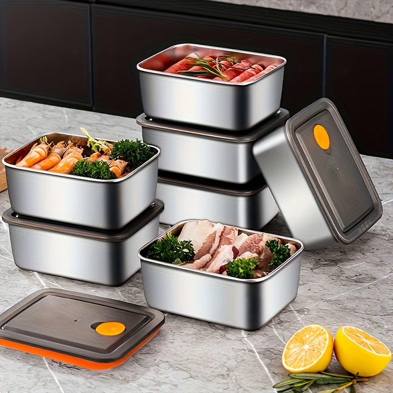 4 Parça Paslanmaz Çelik Gıda S - Food Storage Freezer incelemesi ve fiyatı