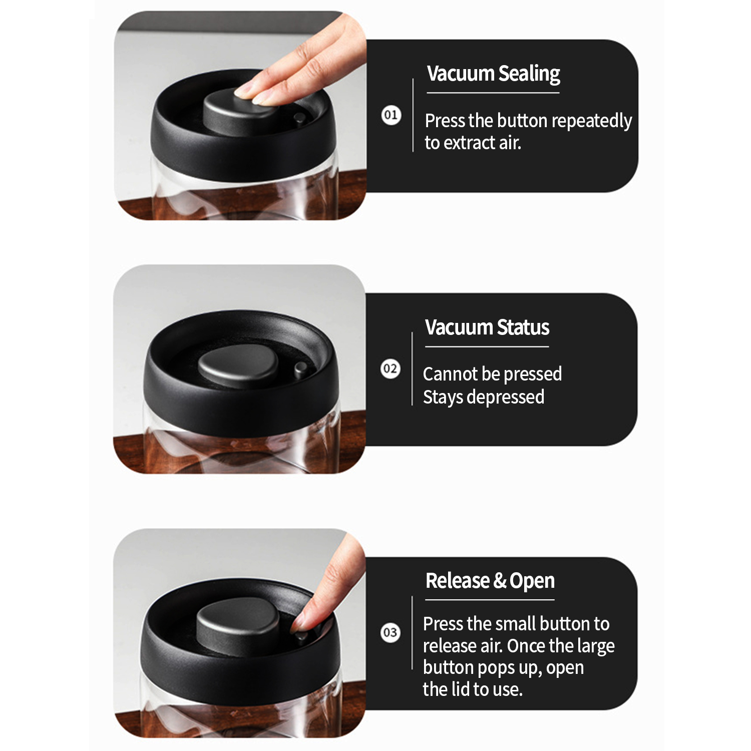 OANKR Vakumlu Kahve Kabı 500ml - Food Storage Canister incelemesi ve fiyatı
