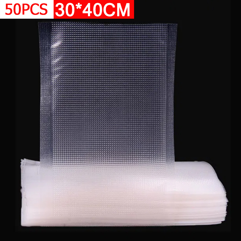 50 adet 30x40cm dokulu vakum p - Food Storage Vacuum Seal incelemesi ve fiyatı