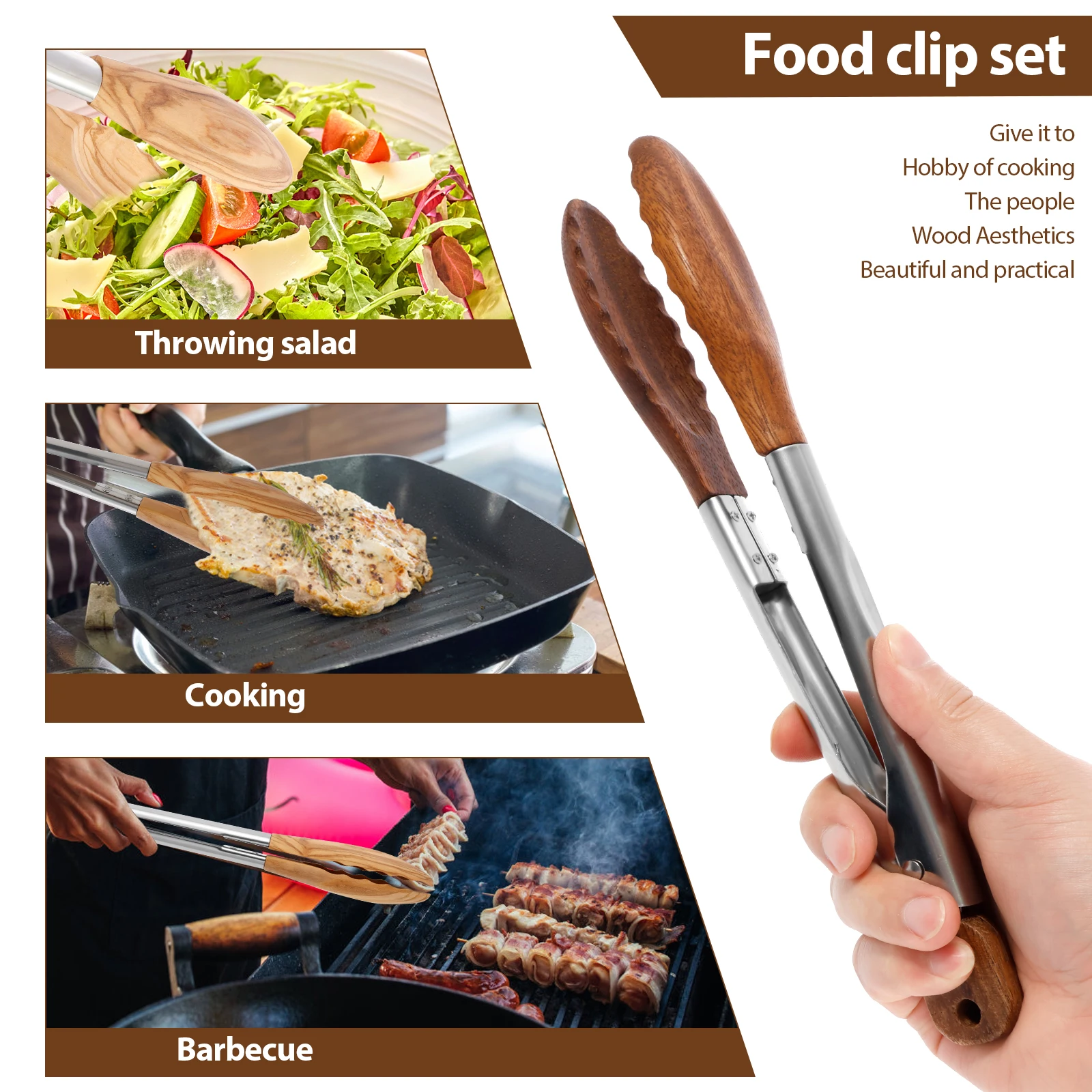 2 adet ahşap yiyecek maşası pa - Storage Tips For Food incelemesi ve fiyatı