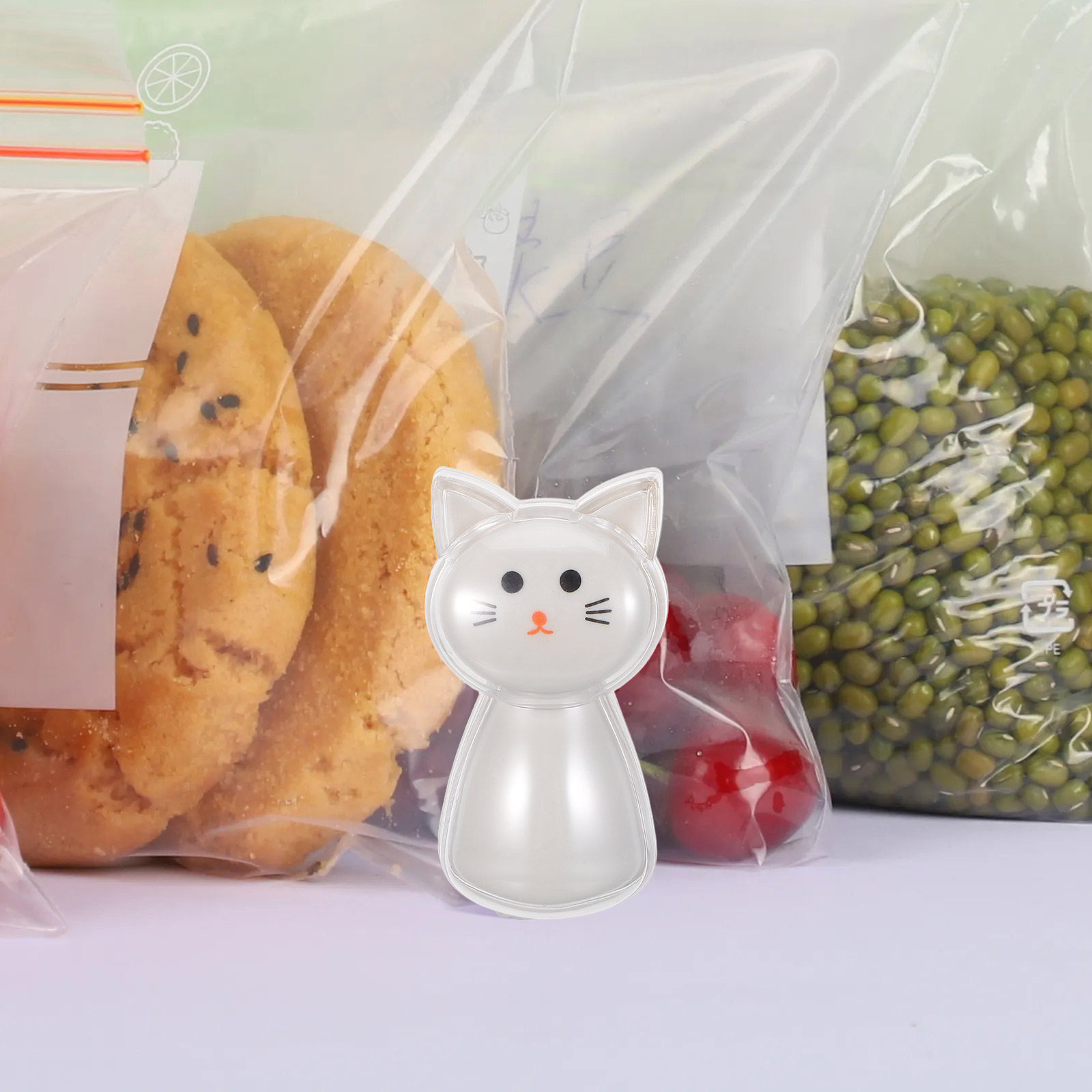 2 Adet Sevimli Kedi Desenli At - Food Storage Plastic Bag incelemesi ve fiyatı