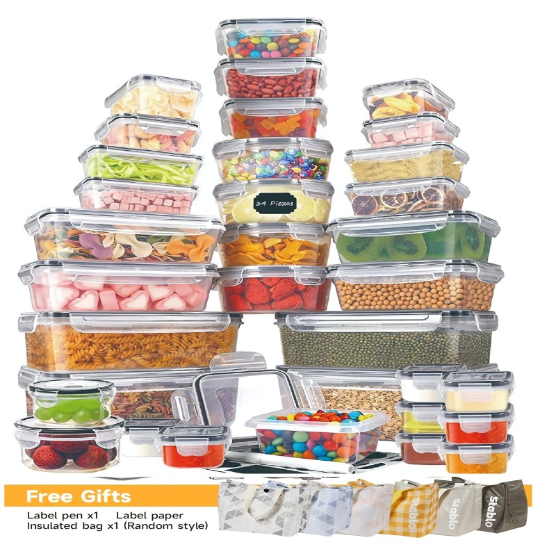 48 Parça BPA İçermeyen Gıda Sa - Food Storage Canister incelemesi ve fiyatı