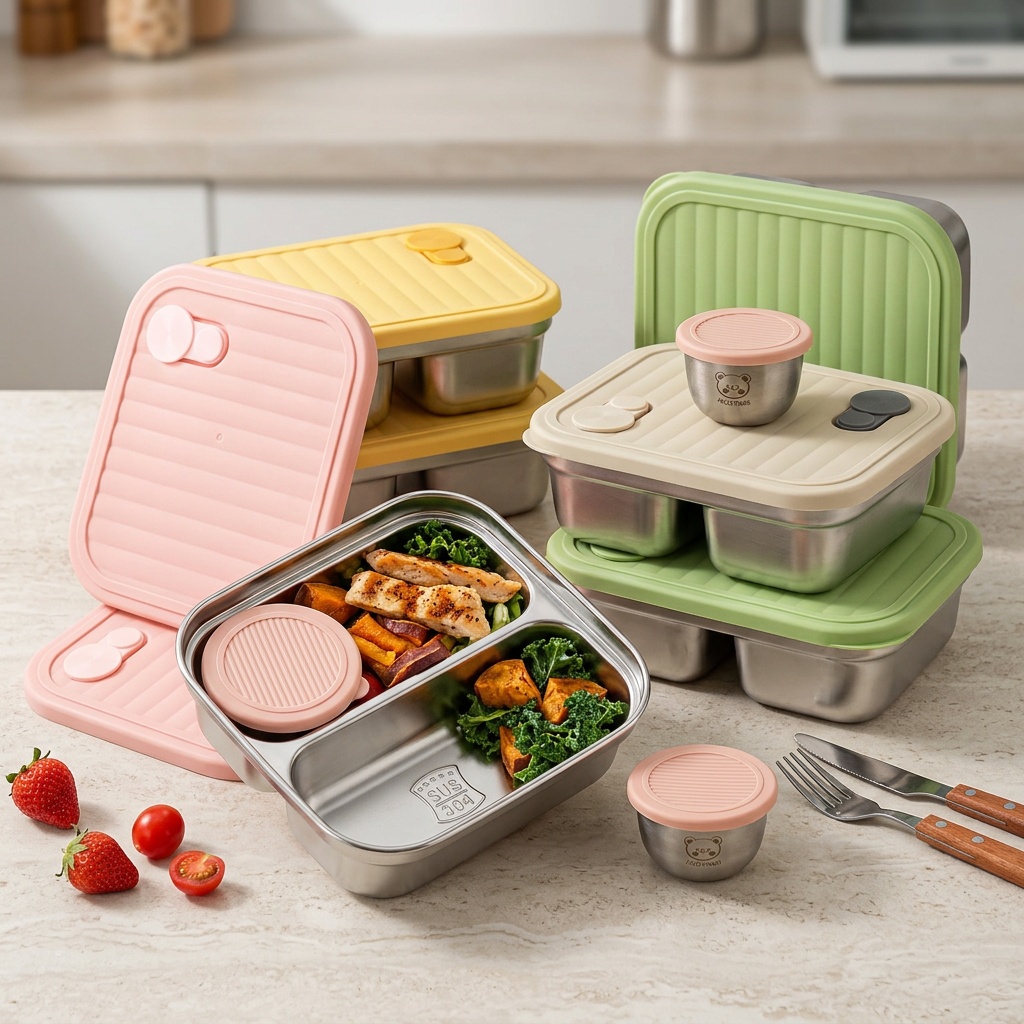 304 Paslanmaz Çelik Öğle Yemeğ - Food Storage Containers B&M incelemesi ve fiyatı