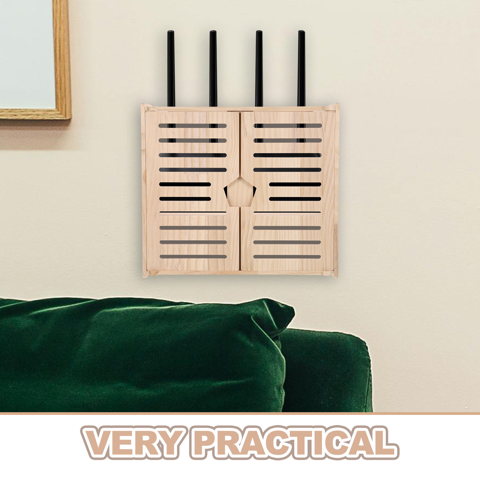 Doğal Ahşap Router Saklama Dol - Food Storage Cabinet incelemesi ve fiyatı
