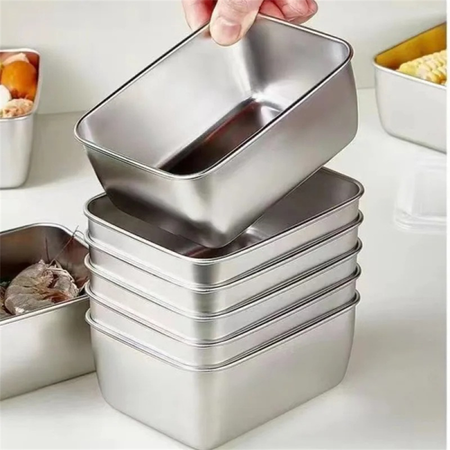 1/3/5 adet paslanmaz çelik gıd - Food Storage Square Containers incelemesi ve fiyatı