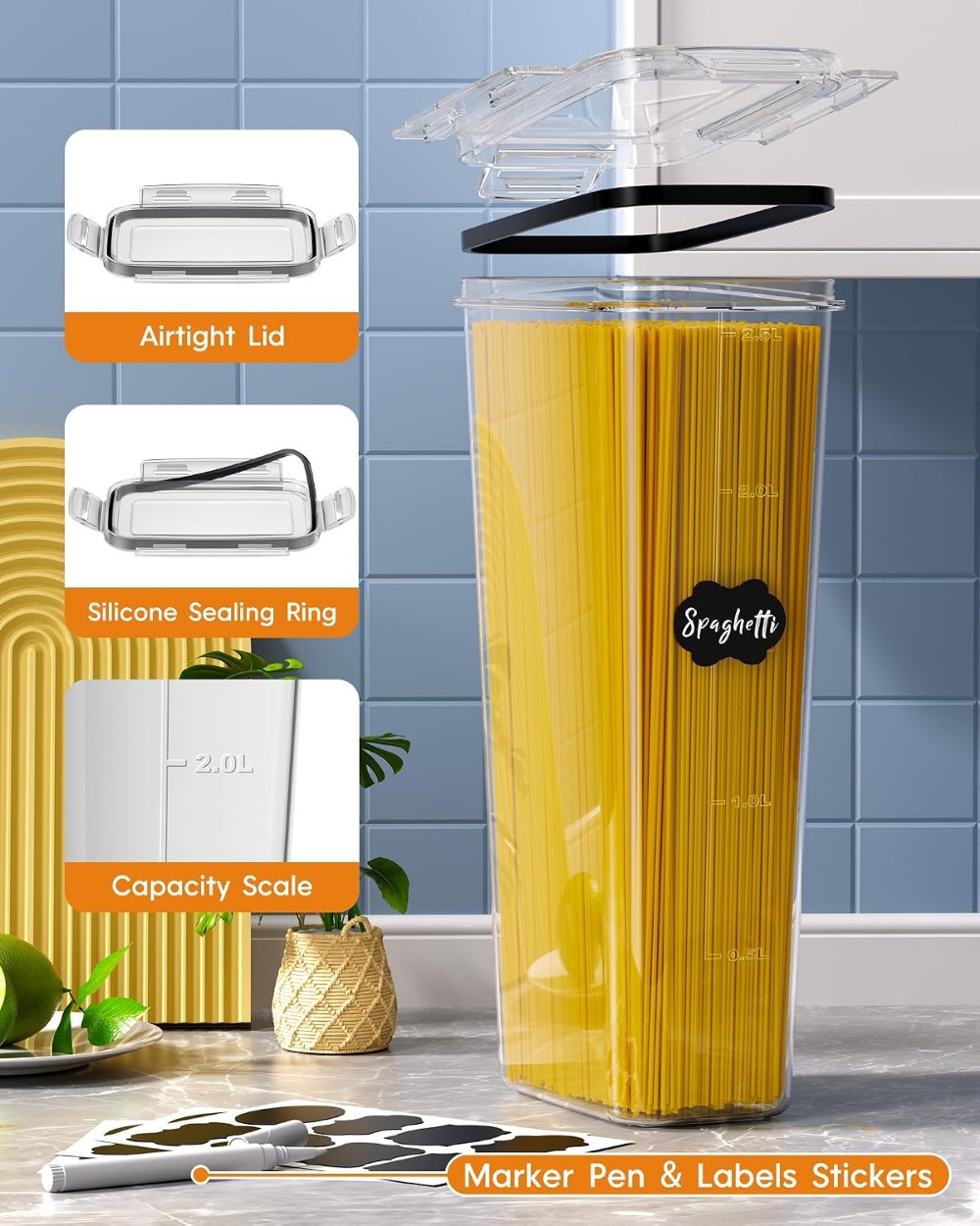 24 Adet Hava Geçirmez Gıda Sak - Food Storage Canister incelemesi ve fiyatı