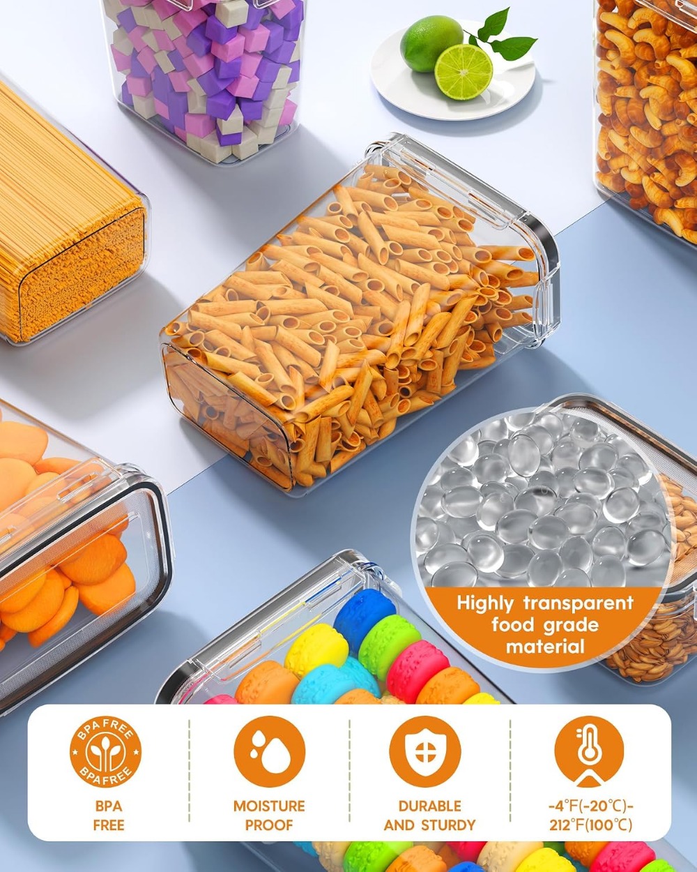 24 Adet Hava Geçirmez Gıda Sak - Food Storage Canister incelemesi ve fiyatı