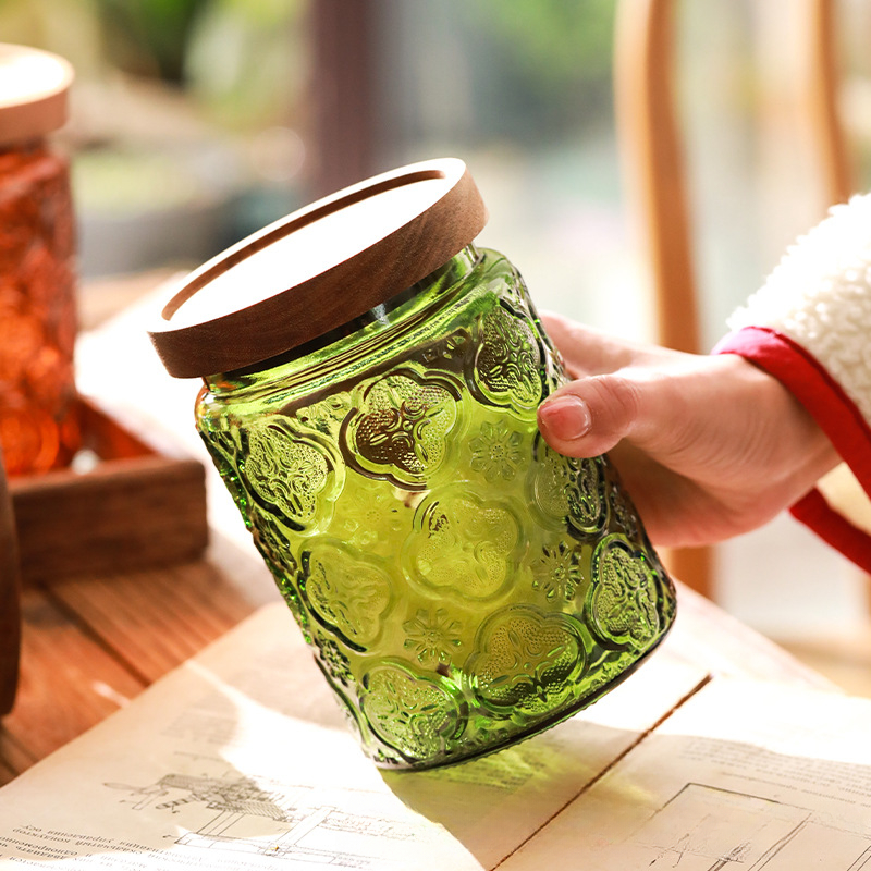 Vintage cam mutfak depolama ka - Food Storage Glass Jar incelemesi ve fiyatı